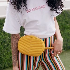 UO | Quilted Suede Belt Bag